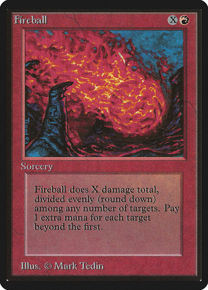 Fireball [Beta Edition] MTG Single Magic: The Gathering | Red Claw Gaming