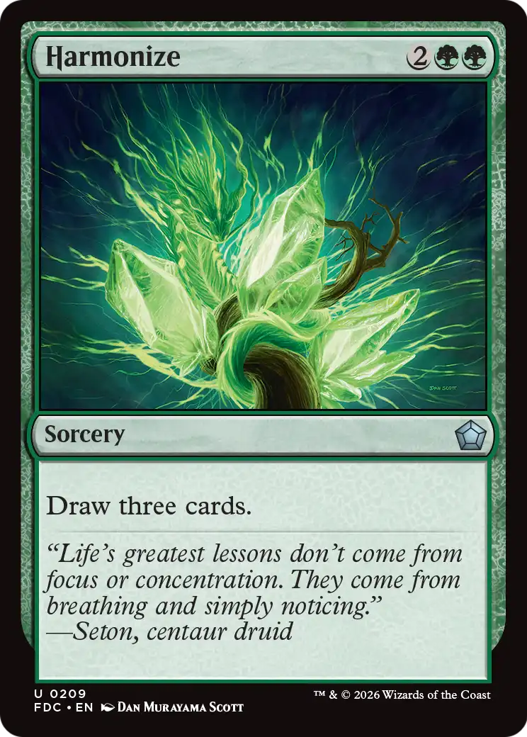 Harmonize [Foundations Commander] | Red Claw Gaming
