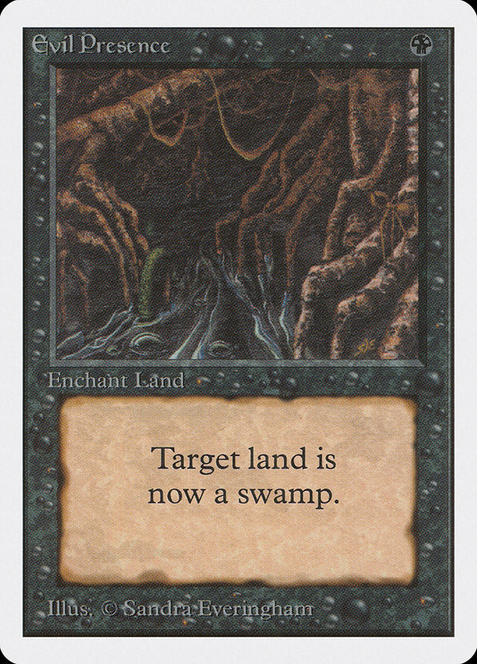 Evil Presence [Unlimited Edition] MTG Single Magic: The Gathering | Red Claw Gaming