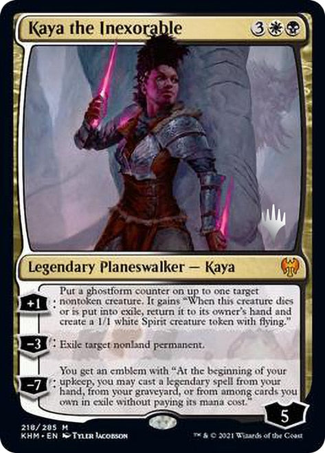 Kaya the Inexorable (Promo Pack) [Kaldheim Promos] MTG Single Magic: The Gathering | Red Claw Gaming