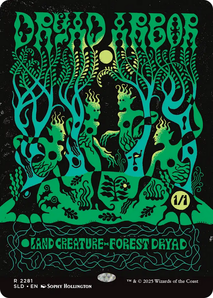 Dryad Arbor [Secret Lair Drop Series] MTG Single Magic: The Gathering | Red Claw Gaming
