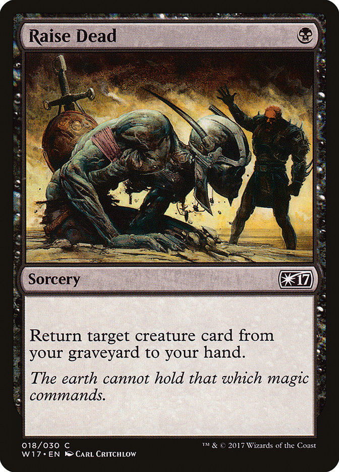 Raise Dead [Welcome Deck 2017] MTG Single Magic: The Gathering | Red Claw Gaming