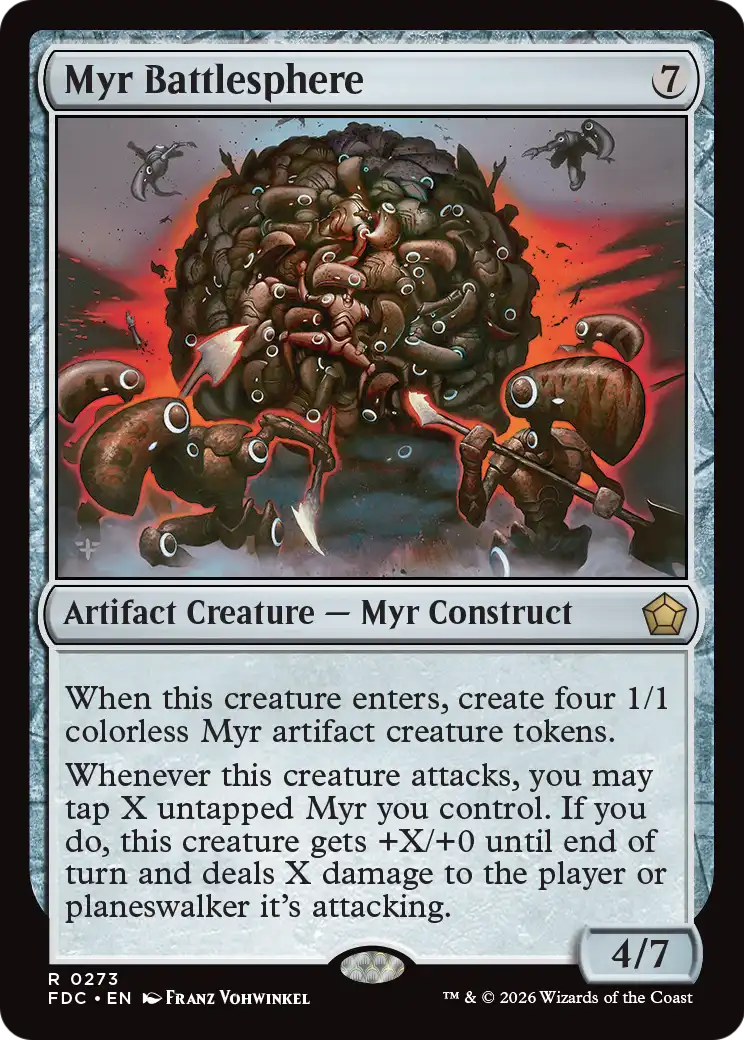 Myr Battlesphere [Foundations Commander] | Red Claw Gaming