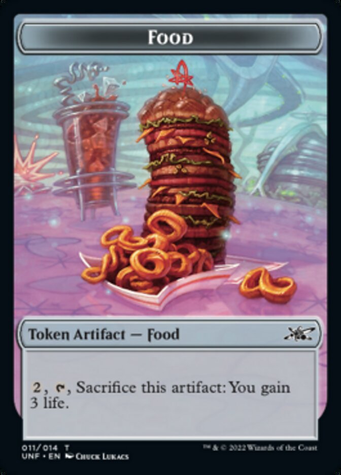 Food (011) Token [Unfinity Tokens] MTG Single Magic: The Gathering | Red Claw Gaming