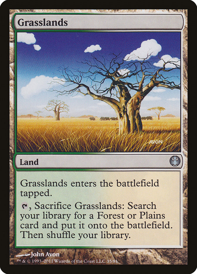 Grasslands [Duel Decks: Knights vs. Dragons] MTG Single Magic: The Gathering | Red Claw Gaming