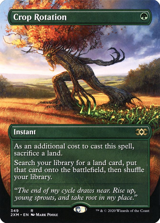 Crop Rotation (Toppers) [Double Masters] MTG Single Magic: The Gathering | Red Claw Gaming