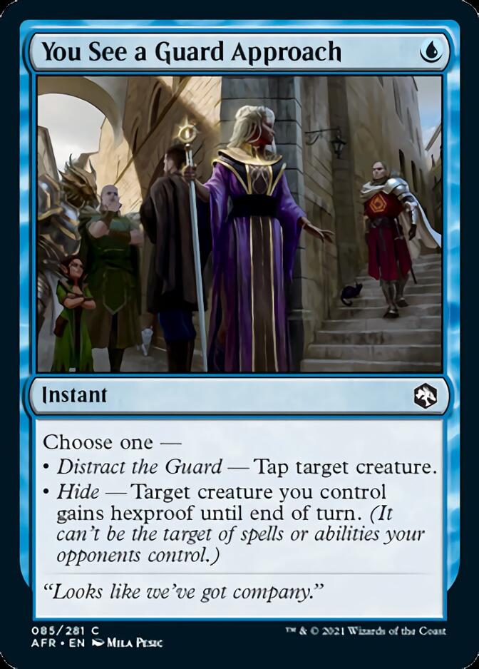 You See a Guard Approach [Dungeons & Dragons: Adventures in the Forgotten Realms] MTG Single Magic: The Gathering | Red Claw Gaming