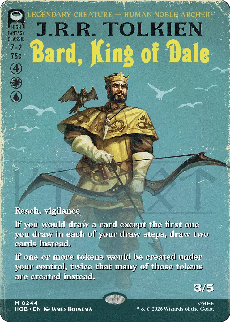 Bard, King of Dale (Borderless) [The Hobbit] | Red Claw Gaming