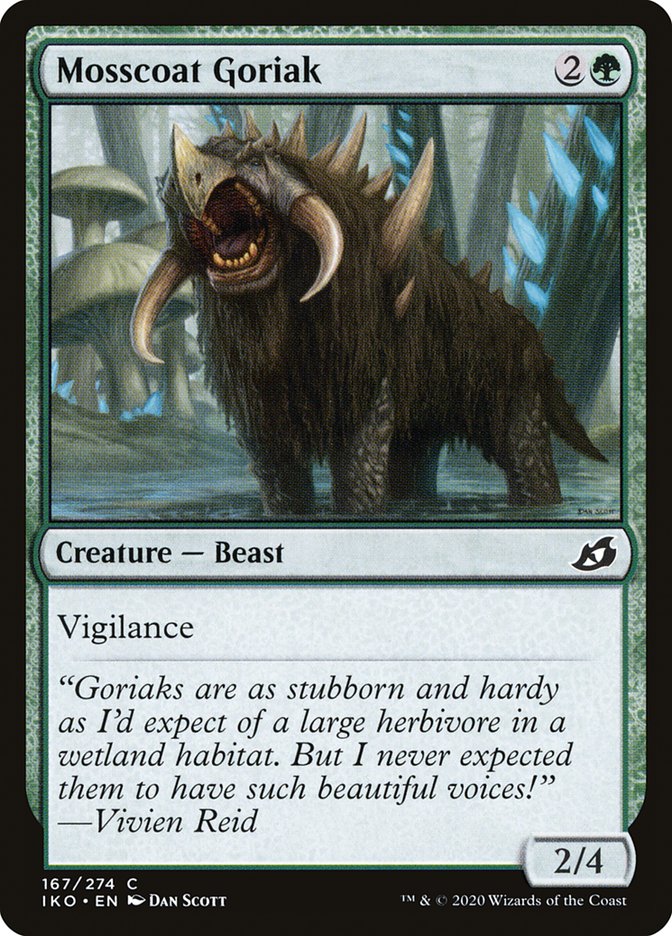 Mosscoat Goriak [Ikoria: Lair of Behemoths] MTG Single Magic: The Gathering | Red Claw Gaming