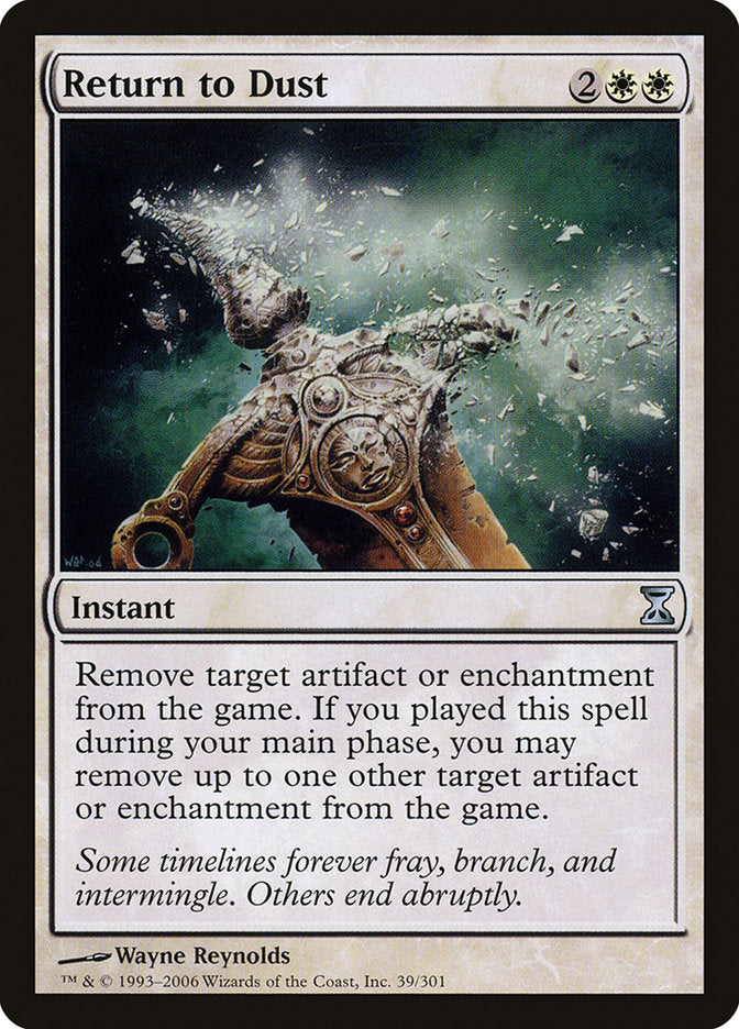 Return to Dust [Time Spiral] MTG Single Magic: The Gathering | Red Claw Gaming