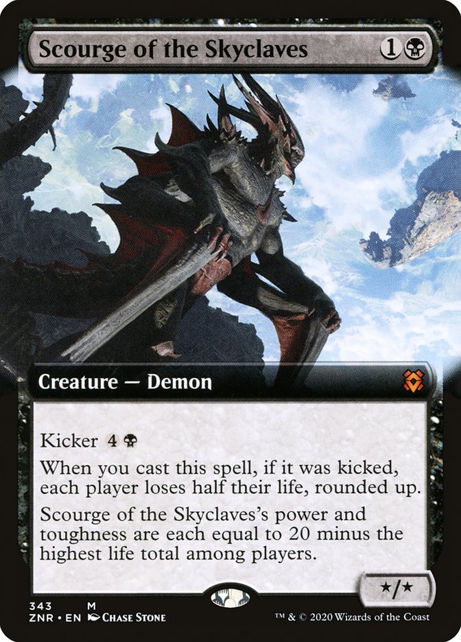 Scourge of the Skyclaves (Extended Art) [Zendikar Rising] MTG Single Magic: The Gathering | Red Claw Gaming