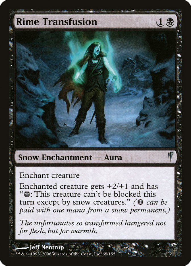 Rime Transfusion [Coldsnap] MTG Single Magic: The Gathering | Red Claw Gaming