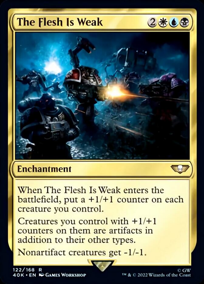 The Flesh Is Weak [Warhammer 40,000] MTG Single Magic: The Gathering | Red Claw Gaming