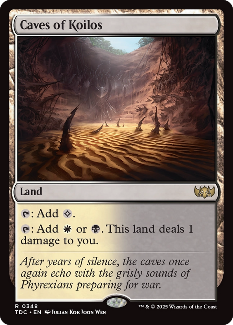 Caves of Koilos [Tarkir: Dragonstorm Commander] MTG Single Magic: The Gathering | Red Claw Gaming