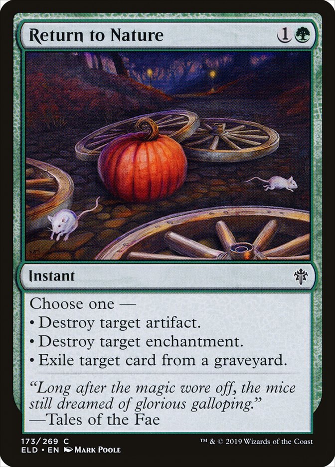Return to Nature [Throne of Eldraine] MTG Single Magic: The Gathering | Red Claw Gaming