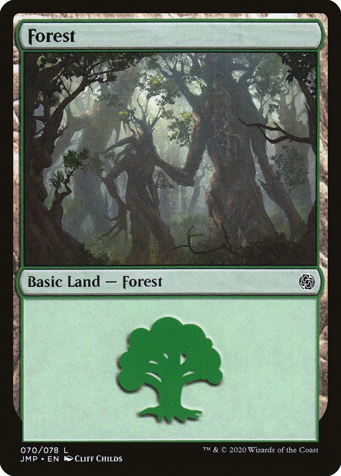 Forest (70) [Jumpstart] MTG Single Magic: The Gathering | Red Claw Gaming