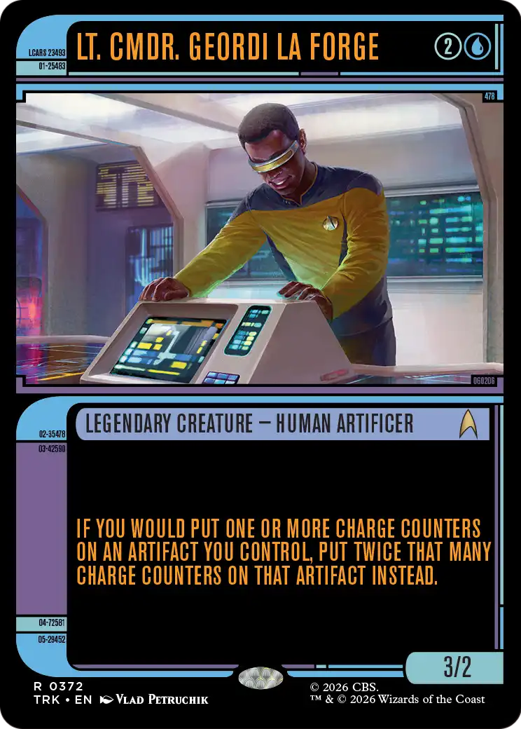 Lt. Cmdr. Geordi La Forge (Showcase) [Star Trek] MTG Single Magic: The Gathering | Red Claw Gaming