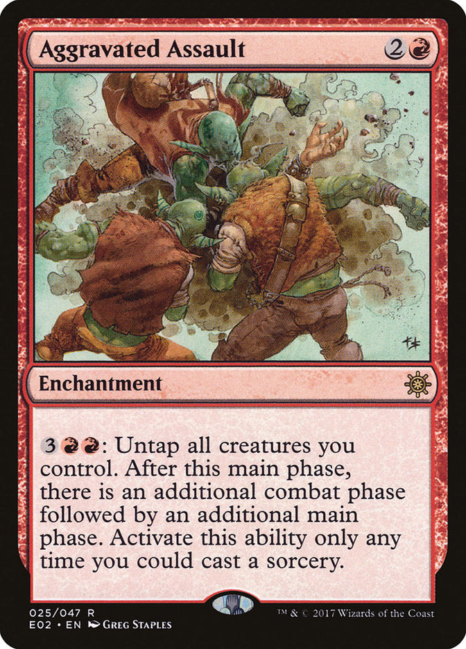 Aggravated Assault [Explorers of Ixalan] MTG Single Magic: The Gathering | Red Claw Gaming