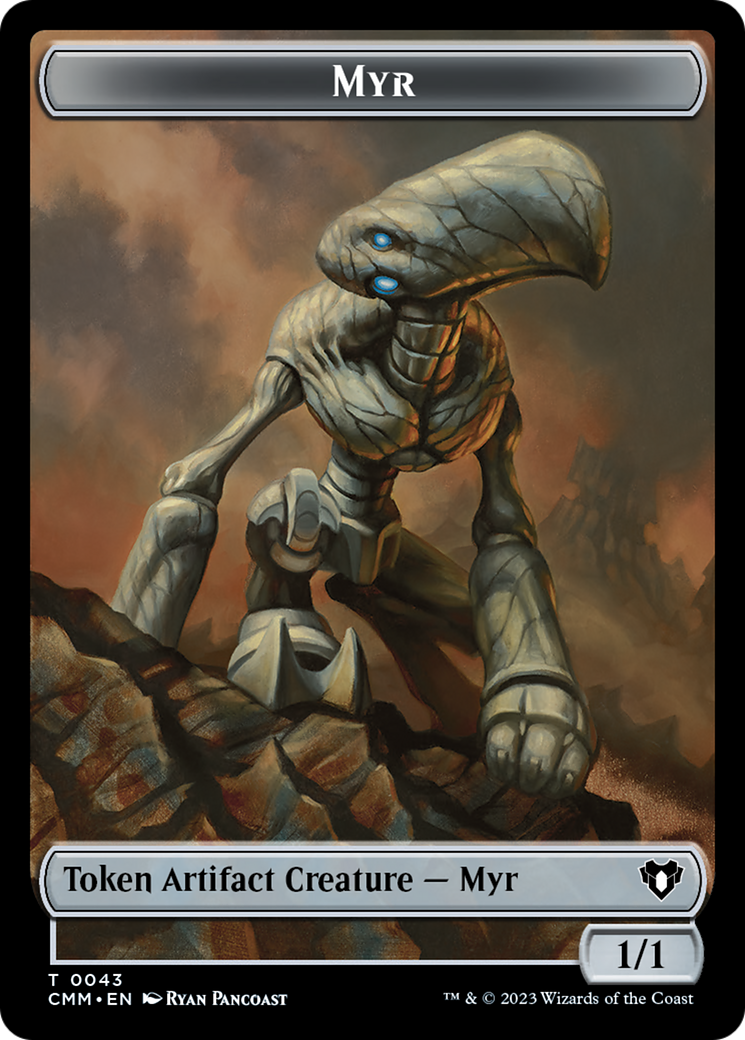 Myr Token [Commander Masters Tokens] MTG Single Magic: The Gathering | Red Claw Gaming