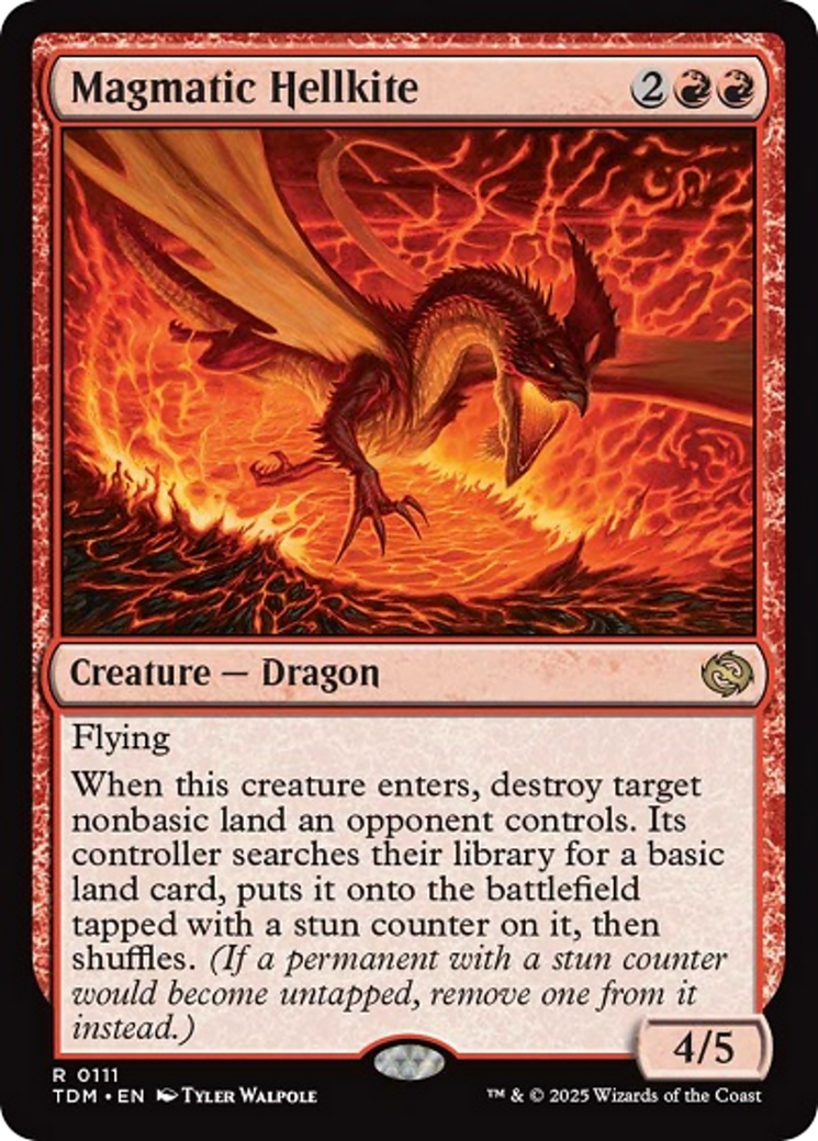 Magmatic Hellkite [Tarkir: Dragonstorm] MTG Single Magic: The Gathering | Red Claw Gaming