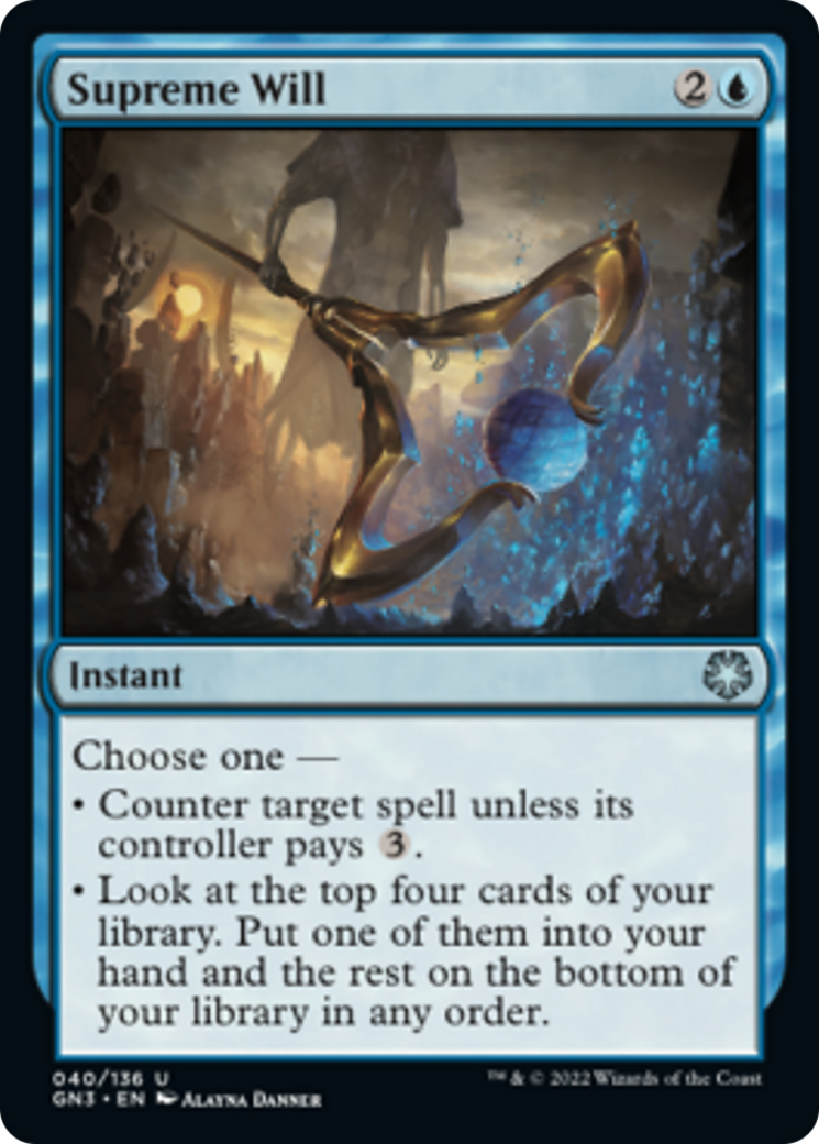 Supreme Will [Game Night: Free-for-All] MTG Single Magic: The Gathering | Red Claw Gaming