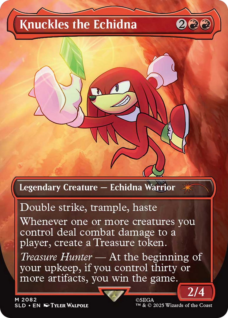 Knuckles the Echidna [Secret Lair Drop Series] MTG Single Magic: The Gathering | Red Claw Gaming