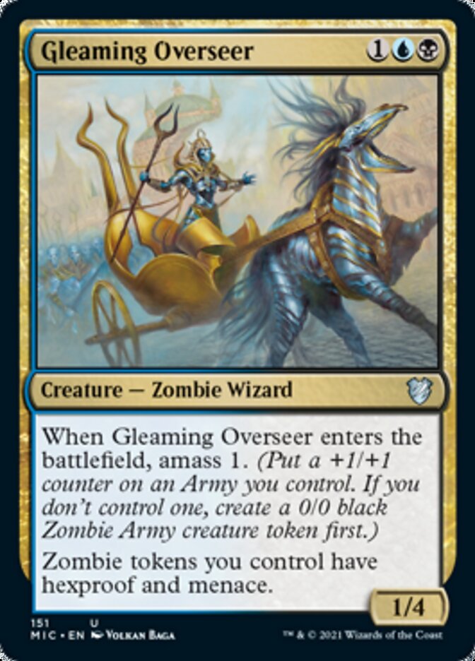 Gleaming Overseer [Innistrad: Midnight Hunt Commander] MTG Single Magic: The Gathering | Red Claw Gaming