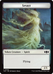 Angel // Spirit Double-Sided Token [Tarkir: Dragonstorm Commander Tokens] MTG Single Magic: The Gathering | Red Claw Gaming