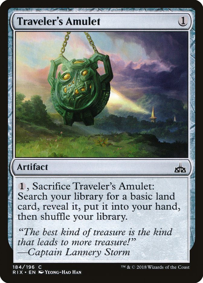 Traveler's Amulet [Rivals of Ixalan] MTG Single Magic: The Gathering | Red Claw Gaming