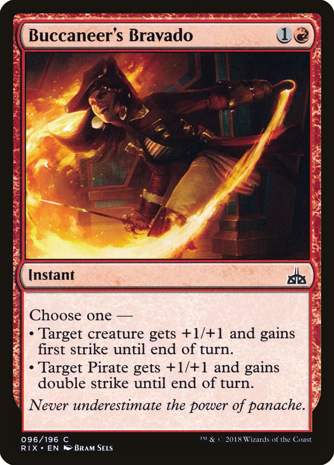 Buccaneer's Bravado [Rivals of Ixalan] MTG Single Magic: The Gathering | Red Claw Gaming