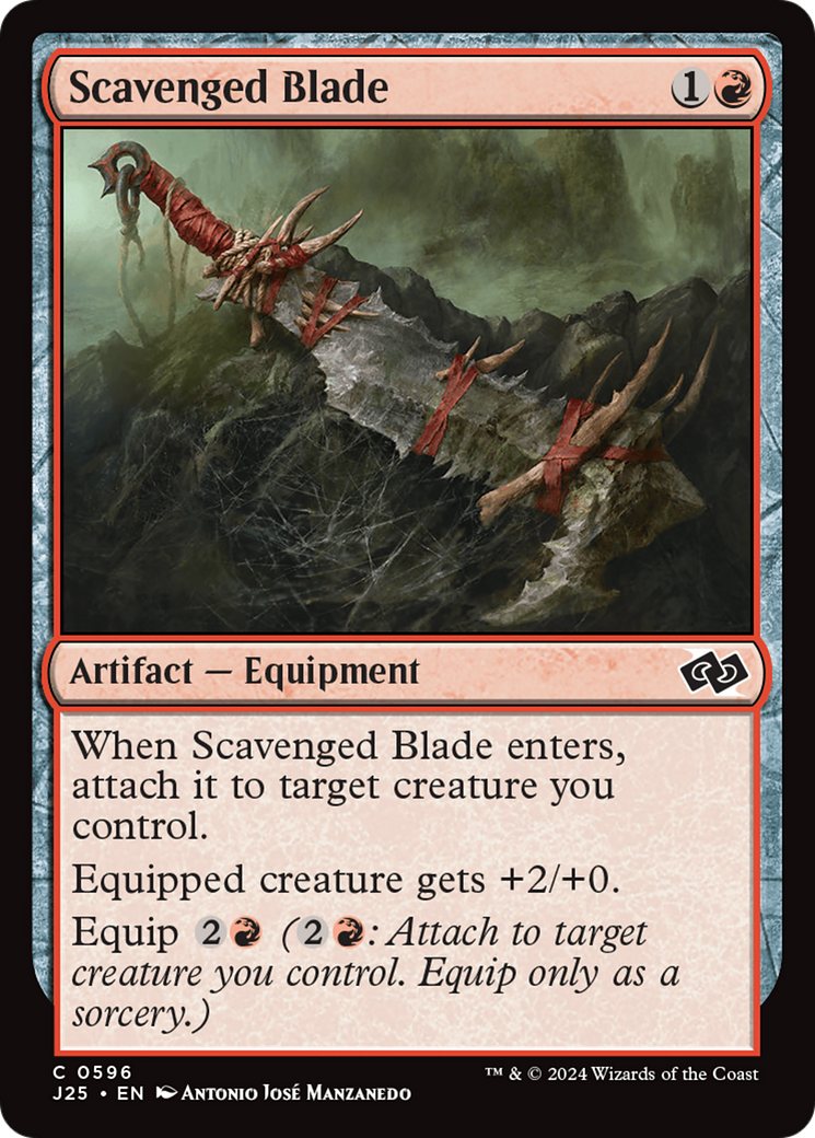 Scavenged Blade [Foundations Jumpstart] MTG Single Magic: The Gathering | Red Claw Gaming