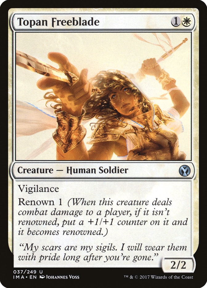 Topan Freeblade [Iconic Masters] MTG Single Magic: The Gathering | Red Claw Gaming