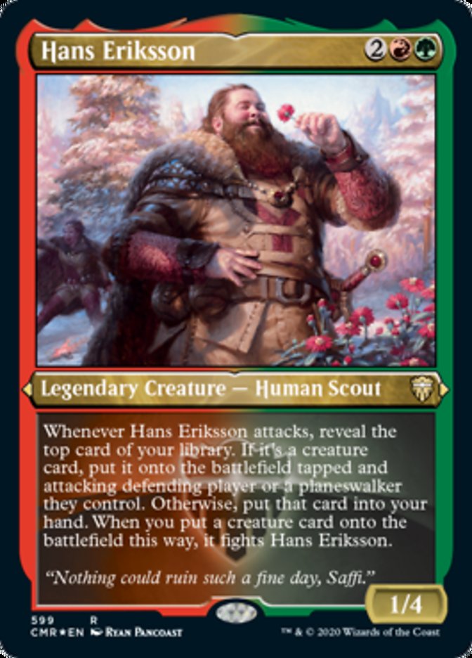 Hans Eriksson (Etched) [Commander Legends] MTG Single Magic: The Gathering | Red Claw Gaming