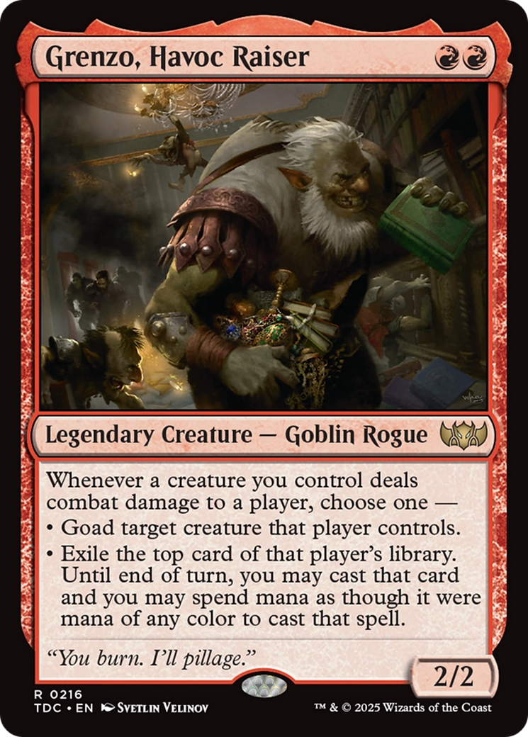 Grenzo, Havoc Raiser [Tarkir: Dragonstorm Commander] MTG Single Magic: The Gathering | Red Claw Gaming