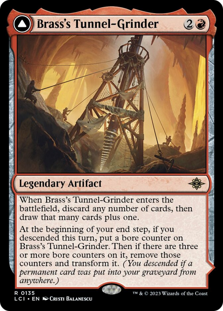 Brass's Tunnel-Grinder // Tecutlan, The Searing Rift [The Lost Caverns of Ixalan] MTG Single Magic: The Gathering    | Red Claw Gaming