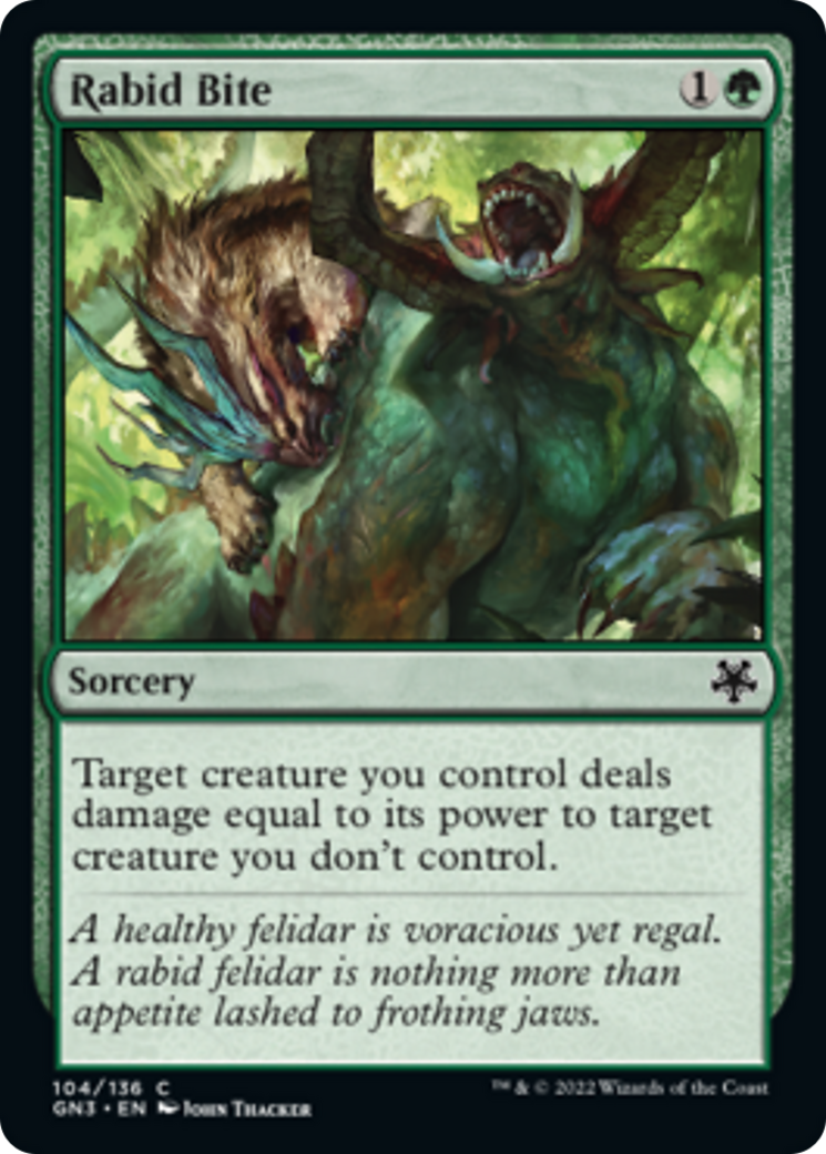 Rabid Bite [Game Night: Free-for-All] MTG Single Magic: The Gathering | Red Claw Gaming