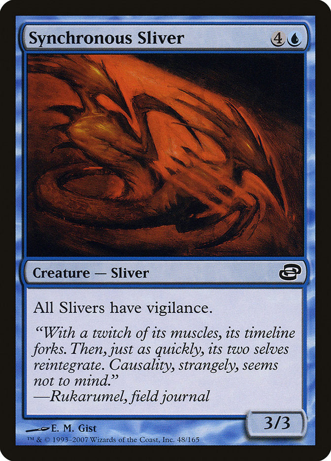 Synchronous Sliver [Planar Chaos] MTG Single Magic: The Gathering | Red Claw Gaming
