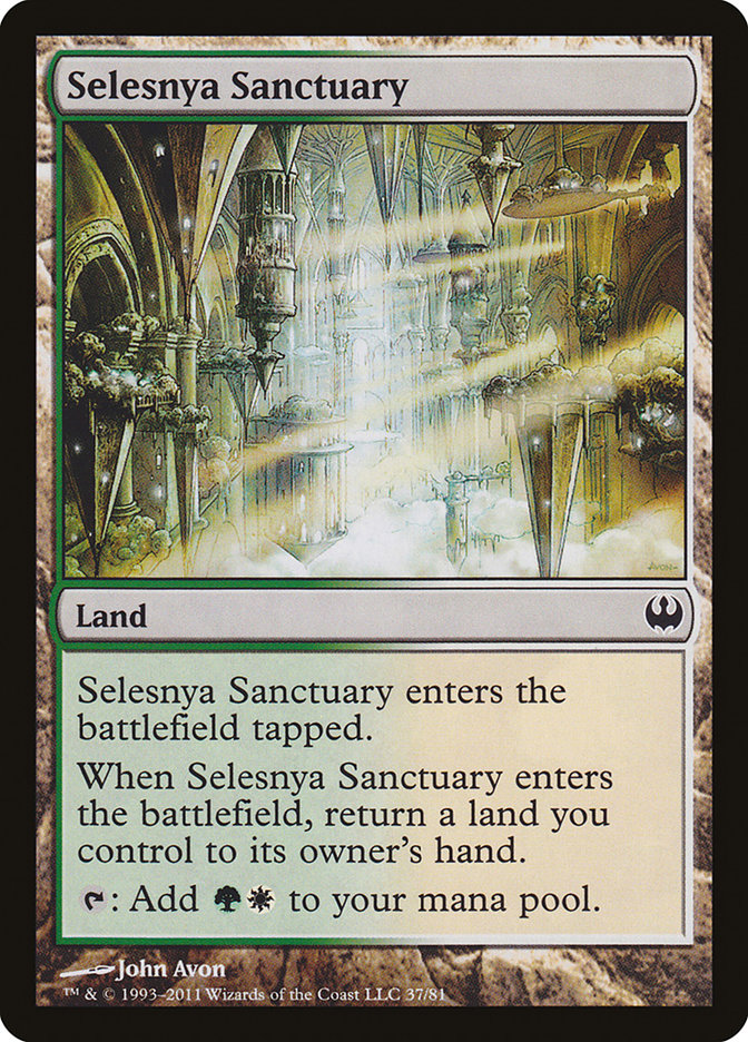 Selesnya Sanctuary [Duel Decks: Knights vs. Dragons] MTG Single Magic: The Gathering | Red Claw Gaming