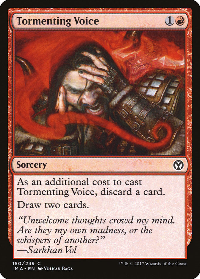 Tormenting Voice [Iconic Masters] MTG Single Magic: The Gathering | Red Claw Gaming