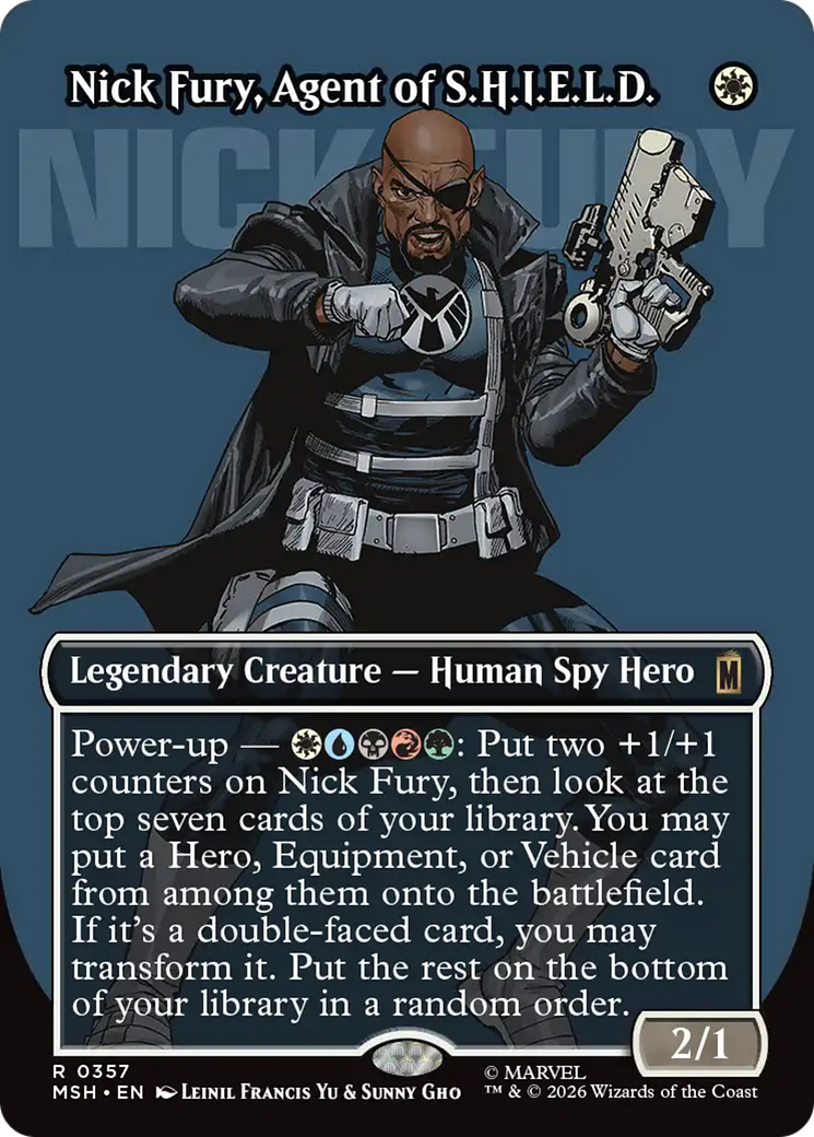 Nick Fury, Agent of S.H.I.E.L.D. (Borderless) (0357) [Marvel Super Heroes] | Red Claw Gaming