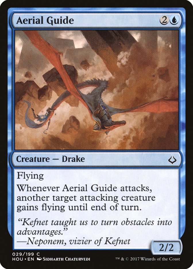 Aerial Guide [Hour of Devastation] MTG Single Magic: The Gathering | Red Claw Gaming