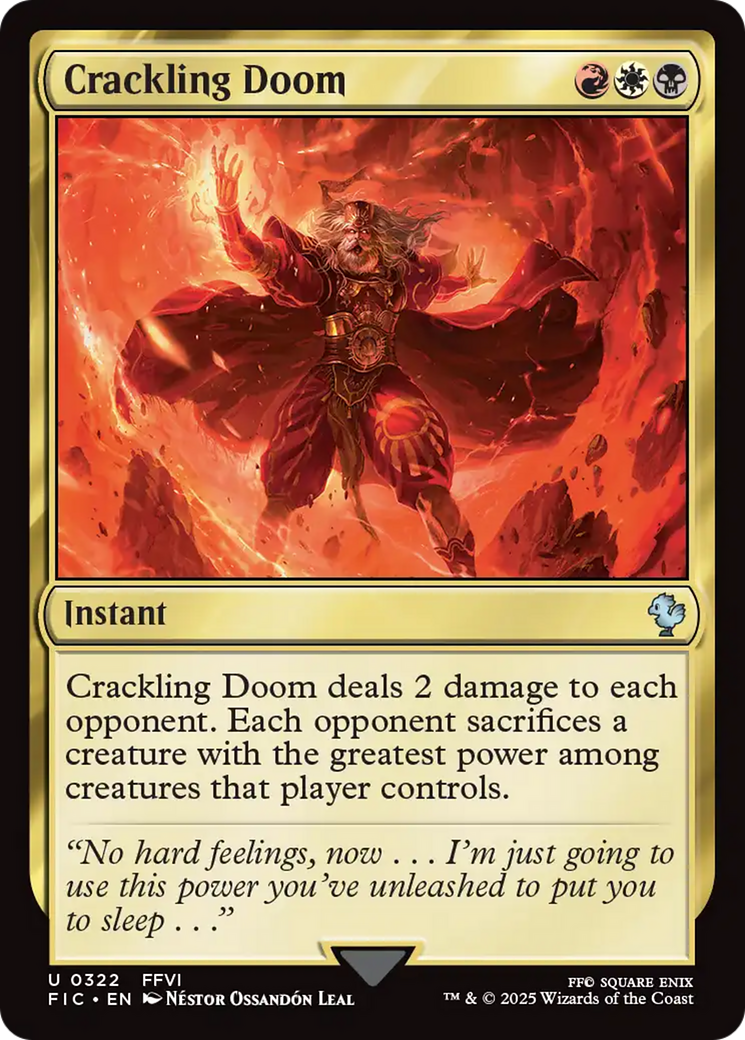 Crackling Doom [FINAL FANTASY Commander] MTG Single Magic: The Gathering | Red Claw Gaming