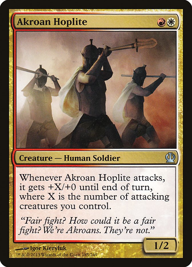 Akroan Hoplite [Theros] MTG Single Magic: The Gathering | Red Claw Gaming