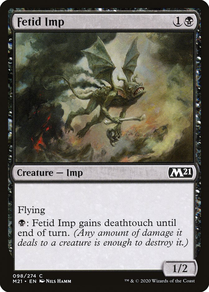 Fetid Imp [Core Set 2021] MTG Single Magic: The Gathering | Red Claw Gaming