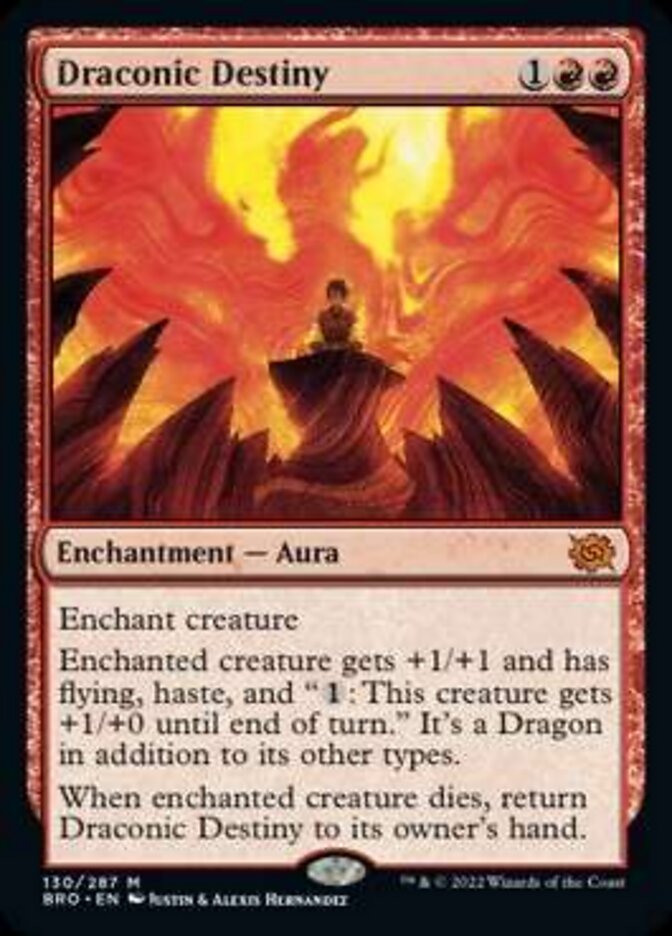 Draconic Destiny [The Brothers' War] MTG Single Magic: The Gathering | Red Claw Gaming