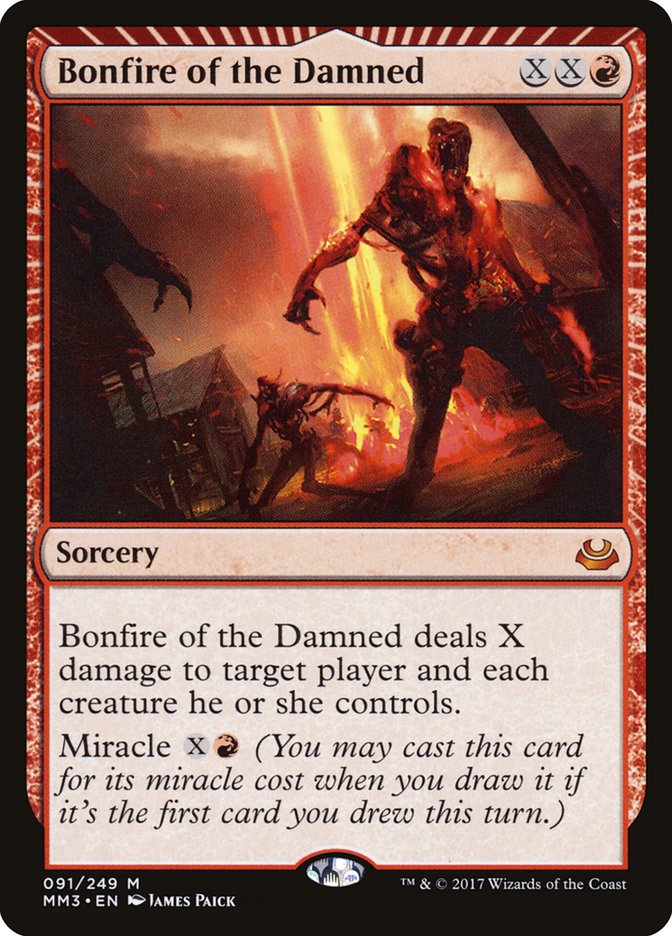 Bonfire of the Damned [Modern Masters 2017] MTG Single Magic: The Gathering | Red Claw Gaming