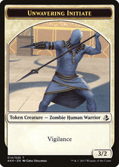 Unwavering Initiate // Wurm Double-Sided Token [Amonkhet Tokens] MTG Single Magic: The Gathering | Red Claw Gaming