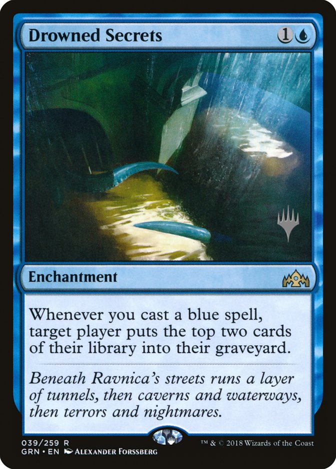 Drowned Secrets (Promo Pack) [Guilds of Ravnica Promos] MTG Single Magic: The Gathering | Red Claw Gaming
