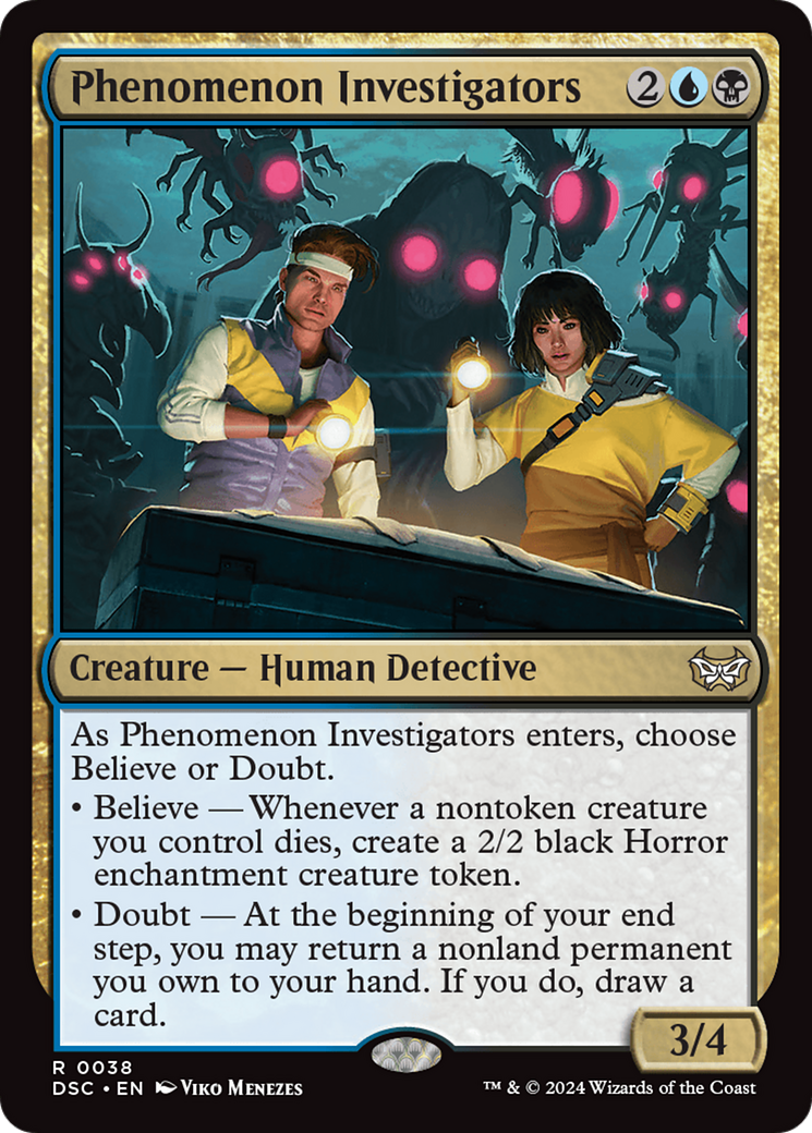 Phenomenon Investigators [Duskmourn: House of Horror Commander] MTG Single Magic: The Gathering | Red Claw Gaming