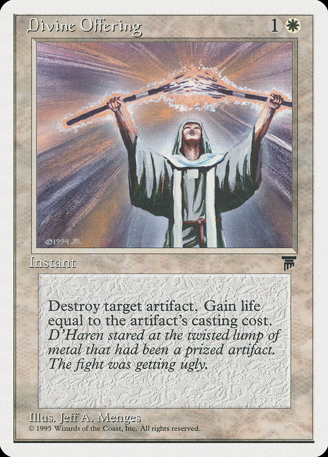 Divine Offering [Chronicles] MTG Single Magic: The Gathering | Red Claw Gaming